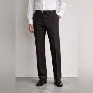 Lauren Ralph Lauren 36W34L Brown Plaid Dress Pants Mens Classic Career Office